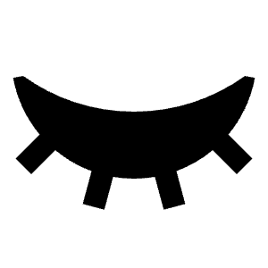 Eye Close Fill Icon from Remix Fill Set