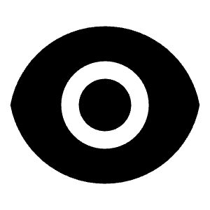 Eye Fill Icon from Remix Fill Set