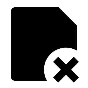 File Close Fill Icon from Remix Fill Set