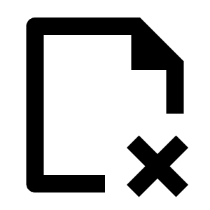 File Close Line Icon from Remix Line Set