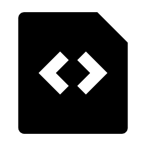 File Code Fill Icon from Remix Fill Set