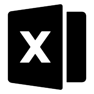 File Excel 2 Fill Icon from Remix Fill Set