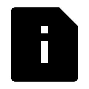 File Info Fill Icon from Remix Fill Set