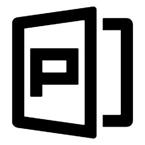 File Ppt 2 Line Icon from Remix Line Set