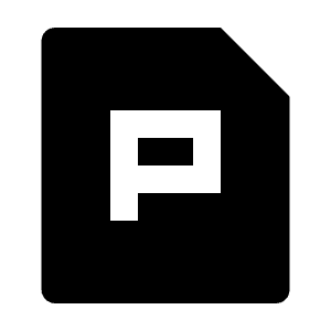 File Ppt Fill Icon from Remix Fill Set