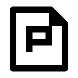 File Ppt Line Icon from Remix Line Set