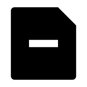 File Reduce Fill Icon from Remix Fill Set