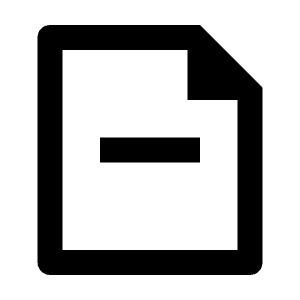 File Reduce Line Icon from Remix Line Set