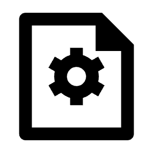 File Settings Line Icon from Remix Line Set