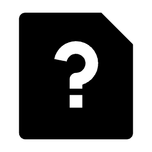 File Unknow Fill Icon from Remix Fill Set