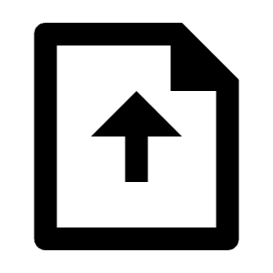 File Upload Line Icon from Remix Line Set