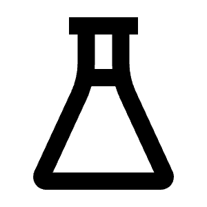 Flask Line Icon from Remix Line Set
