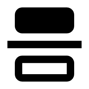 Flip Vertical Line Icon from Remix Line Set