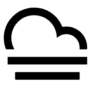 Foggy Line Icon from Remix Line Set