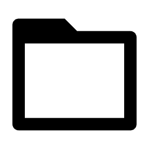 Folder 3 Line Icon from Remix Line Set