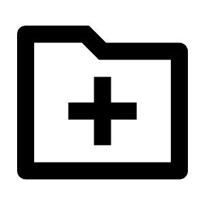 Folder Add Line Icon from Remix Line Set