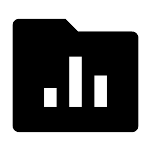 Folder Chart Fill Icon from Remix Fill Set