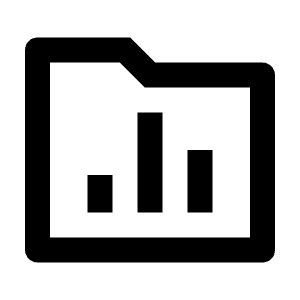Folder Chart Line Icon from Remix Line Set