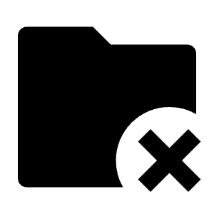 Folder Close Fill Icon from Remix Fill Set