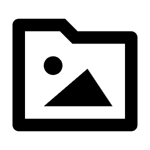 Folder Image Line Icon from Remix Line Set