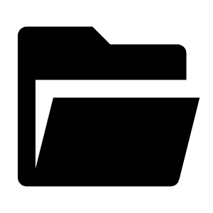Folder Open Fill Icon from Remix Fill Set