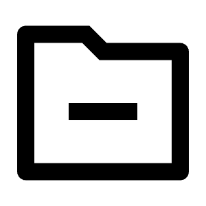 Folder Reduce Line Icon from Remix Line Set