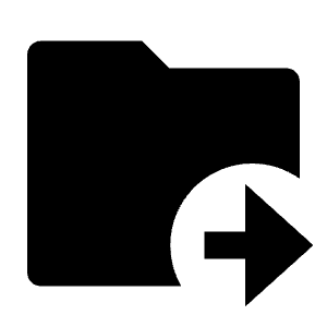 Folder Shared Fill Icon from Remix Fill Set