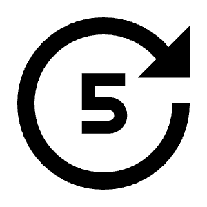 Forward 5 Fill Icon from Remix Fill Set