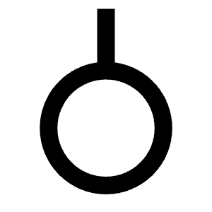 Genderless Line Icon from Remix Line Set