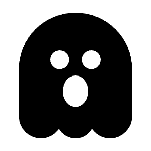 Ghost Fill Icon from Remix Fill Set