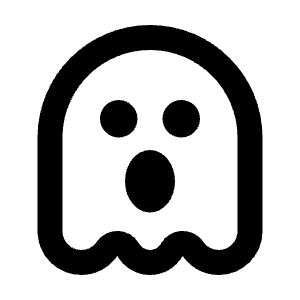 Ghost Line Icon from Remix Line Set