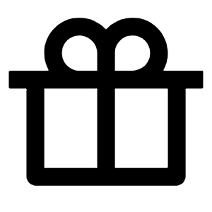 Gift Line Icon from Remix Line Set