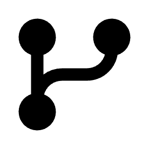 Git Branch Fill Icon from Remix Fill Set