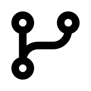 Git Branch Line Icon from Remix Line Set