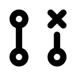 Git Close Pull Request Line Icon from Remix Line Set
