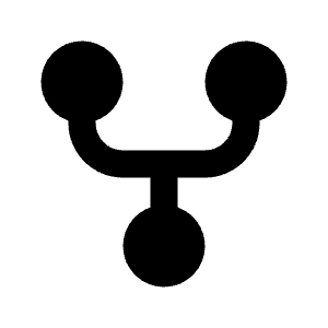 Git Fork Fill Icon from Remix Fill Set