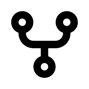 Git Fork Line Icon from Remix Line Set