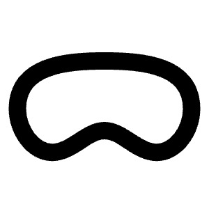 Goggles Line Icon from Remix Line Set