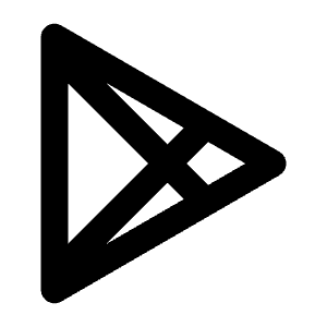 Google Play Line Icon from Remix Line Set