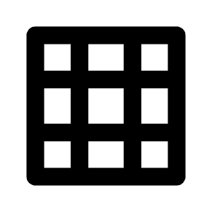 Grid Line Icon from Remix Line Set