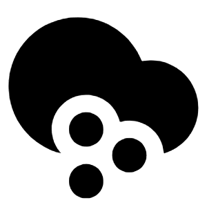 Hail Fill Icon from Remix Fill Set