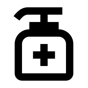 Hand Sanitizer Line Icon from Remix Line Set