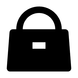 Handbag Fill Icon from Remix Fill Set