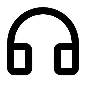 Headphone Line Icon from Remix Line Set