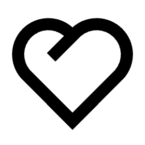 Heart 2 Line Icon from Remix Line Set