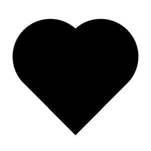 Heart Fill Icon from Remix Fill Set