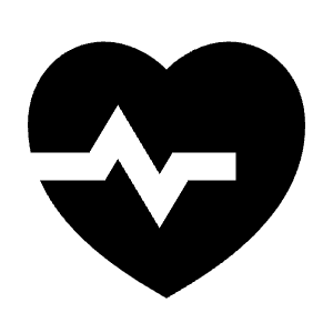 Heart Pulse Fill Icon from Remix Fill Set