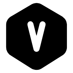 Hexagon Letter V Icon from Tabler Filled Set