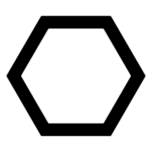 Hexagon Line Icon from Remix Line Set