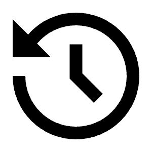 History Fill Icon from Remix Fill Set